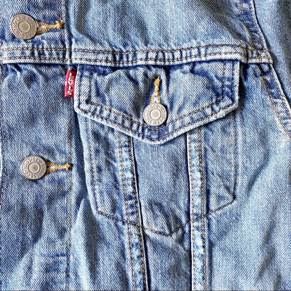 LEVI’S Original Trucker Jacket Denim Medium NWT - Picture 5 of 12